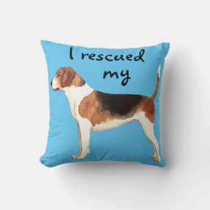 Rescue Harrier Throw Pillow