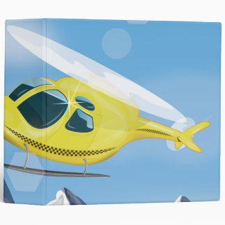 Rescue Helicopter 3 Ring Binder
