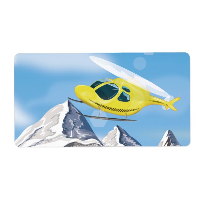 Rescue Helicopter Label (Front)