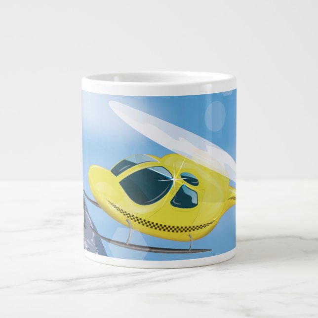 Rescue Helicopter Large Coffee Mug (Front)