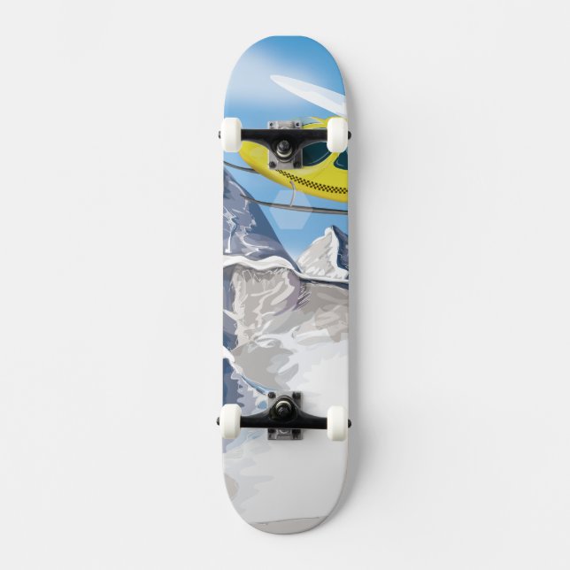 Rescue Helicopter Skateboard Deck (Front)
