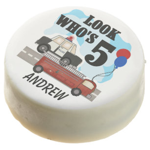 Rescue Heroes 5th Birthday Dipped Oreos