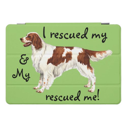 Rescue Irish Red and White Setter iPad Pro Cover