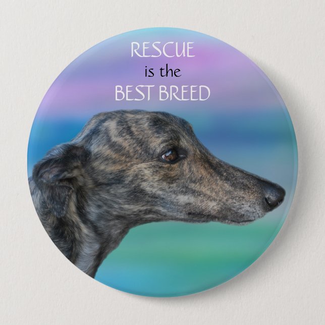 Rescue is the Best Breed Pinback Button (Front)