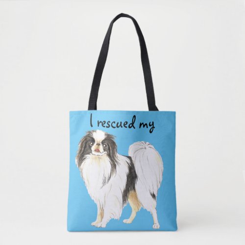 Rescue Japanese Chin Tote Bag