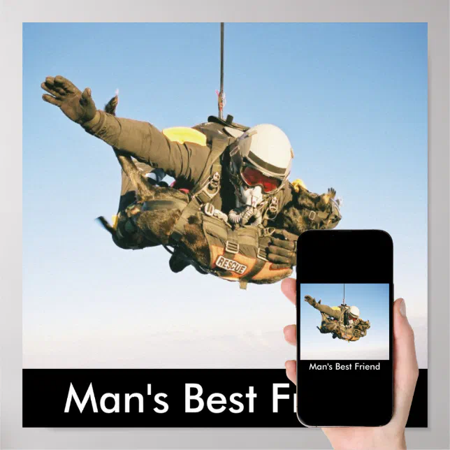 Rescue Jumpers, Man's Best Friend Poster (Downloadable)