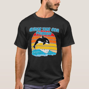 Rescue Killer Whale Orcas Save The Sea Pandas Mari T-Shirt