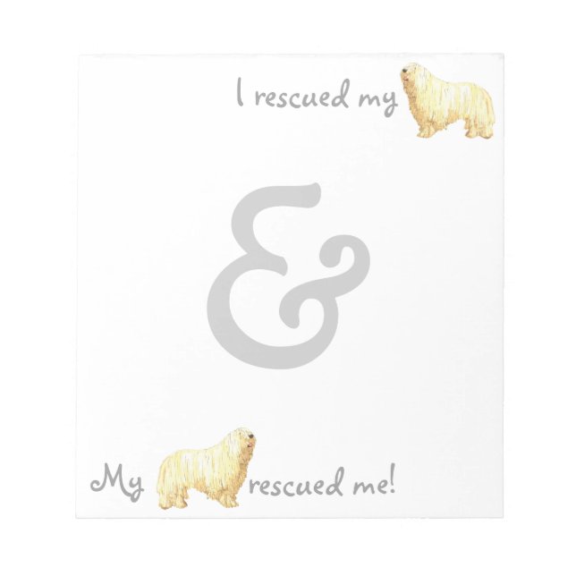 Rescue Komondor Notepad (Front)