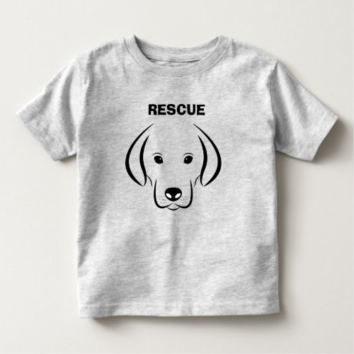Rescue love adopt a pitbull toddler t_shirt