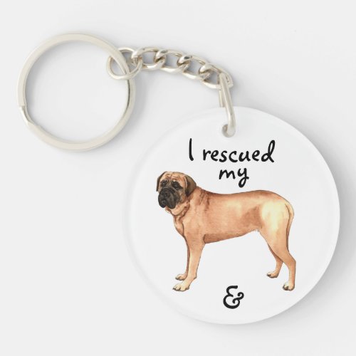 Rescue Mastiff Keychain