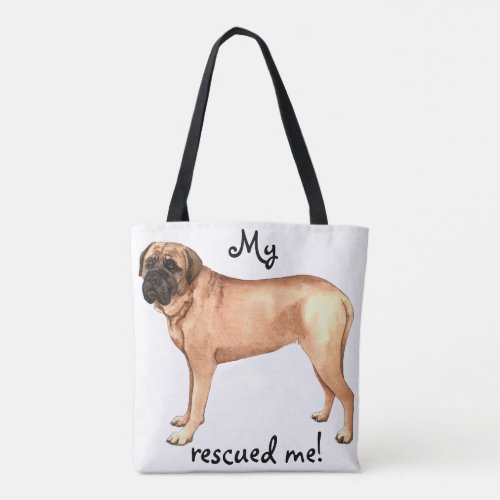 Rescue Mastiff Tote Bag