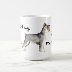 Rescue Miniature Schnauzer Coffee Mug