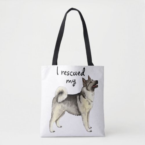 Rescue Norwegian Elkhound Tote Bag