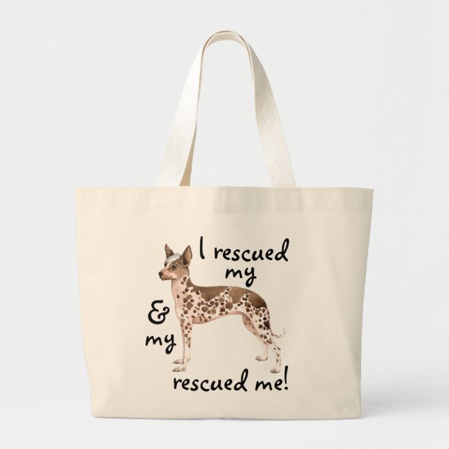 Rescue Peruvian Inca Orchid Large Tote Bag (Front)