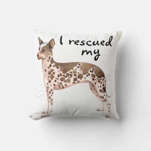 Rescue Peruvian Inca Orchid Throw Pillow