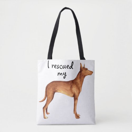 Rescue Pharaoh Hound Tote Bag