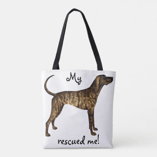 Rescue Plott Hound Tote Bag