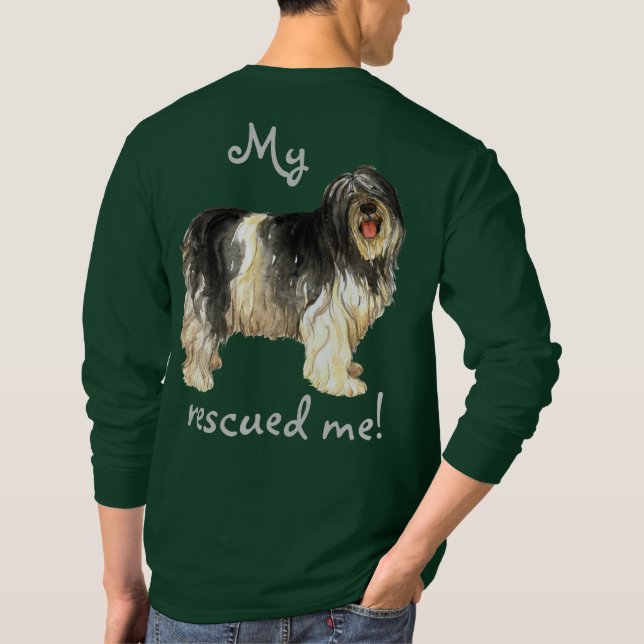 Rescue Polish Lowland Sheepdog T-Shirt (Back)