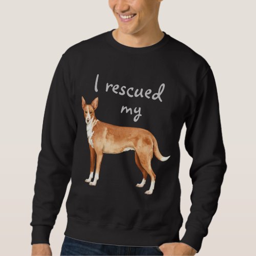 Rescue Portuguese Podengo Sweatshirt