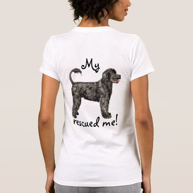 Rescue Portuguese Water Dog T-Shirt (Back)