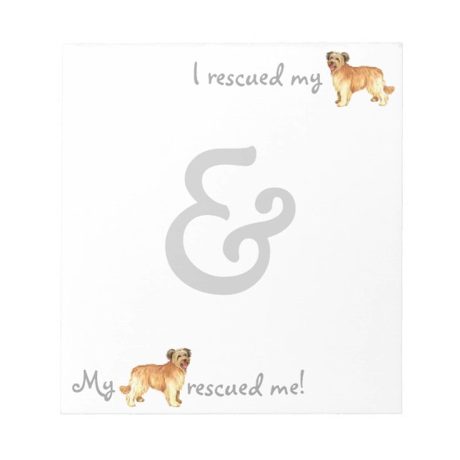 Rescue Pyrenean Shepherd Notepad (Front)
