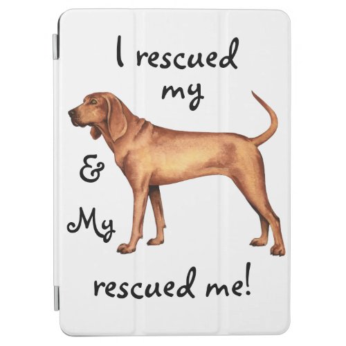 Rescue Redbone Coonhound iPad Air Cover