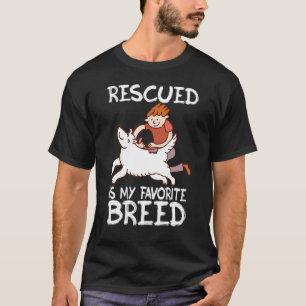 Rescue Save Love Cute Animal Rescue Dog Cat 6 T-Shirt