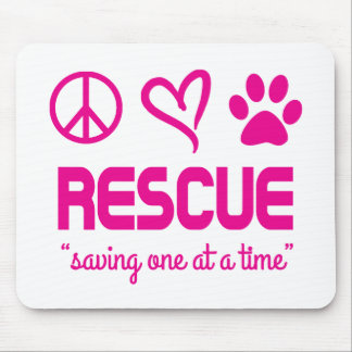 Rescue "Saving One At A Time" Mouse Pad