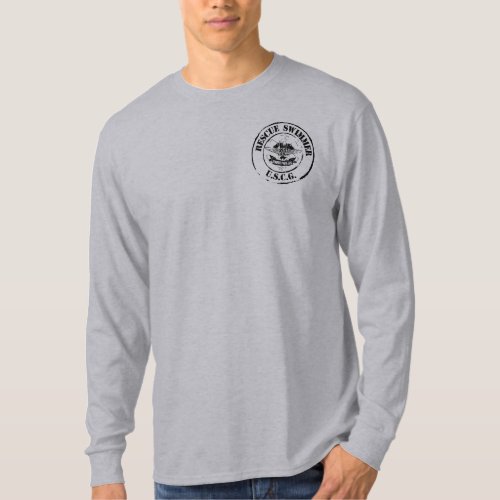 Rescue Swimmer Grunge T_Shirt