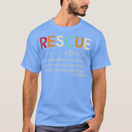 Rescue_To bring a pet out of danger  T_Shirt