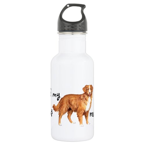 Rescue Toller Stainless Steel Water Bottle