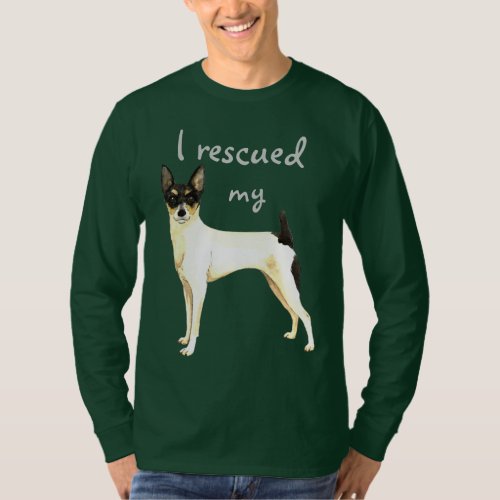 Rescue Toy Fox Terrier T_Shirt