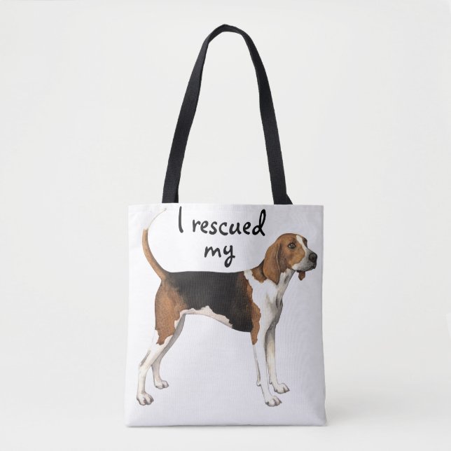 Rescue Treeing Walker Coonhound Tote Bag (Front)