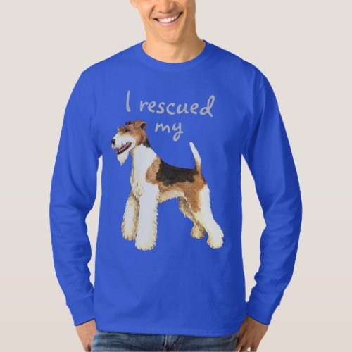 Rescue Wire Fox Terrier T_Shirt