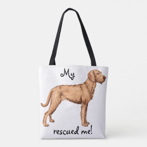 Rescue Wirehaired Vizsla Tote Bag