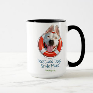 'Rescued Dogs Smile More' MUGS! Mug