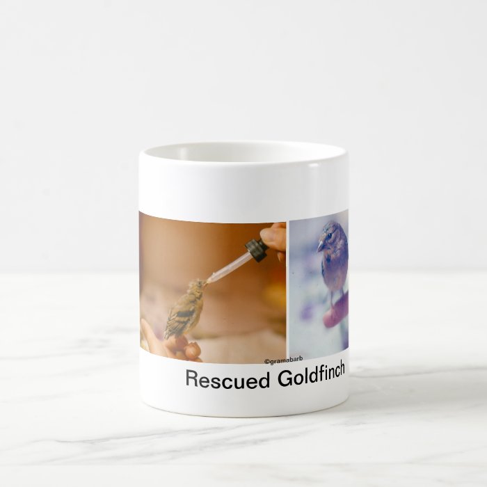 Rescued Goldfinch Mug