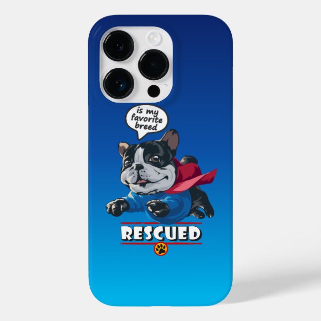Rescued is my favorite breed | Case-Mate iPhone case (Back)