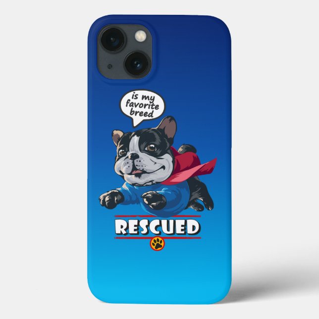 Rescued is my favorite breed | Case-Mate iPhone case (Back)