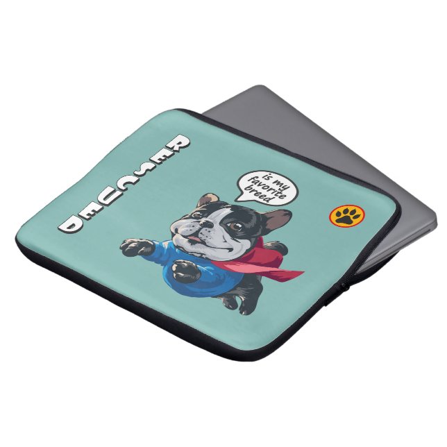 Rescued is my favorite breed | Laptop Sleeve 13" (Front Top)