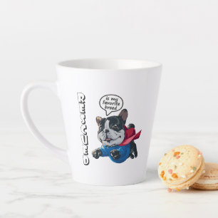 Rescued is my favorite breed Latte Mug