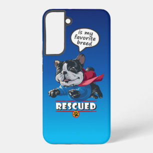 Rescued is my favorite breed   samsung galaxy s22+ case