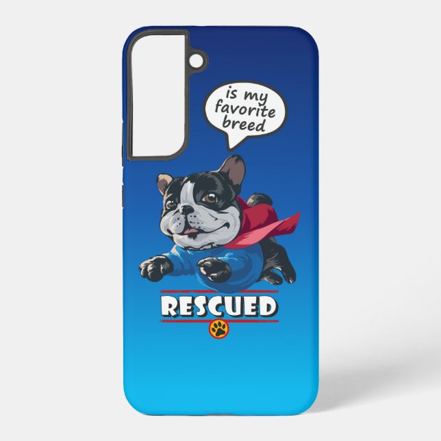 Rescued is my favorite breed | samsung galaxy case (Back)