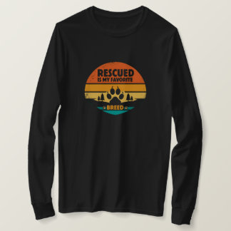 Rescued is My Favorite Breed T-Shirt