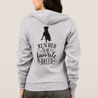 Rescued is my Favorite Breed (The Boxer Rescue) Hoodie