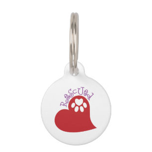Rescued Pet ID Tag
