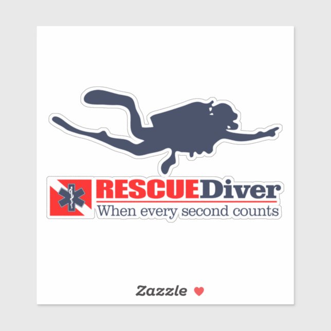 RESCUEDiver Sticker (Sheet)