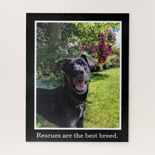 Rescues Are The Best Breed Your Pet Picture Photo  Jigsaw Puzzle