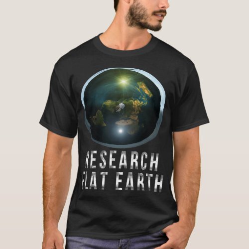 Research Flat Earth Essential Essential Classic TS T_Shirt