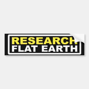 RESEARCH FLAT EARTH STICKERS